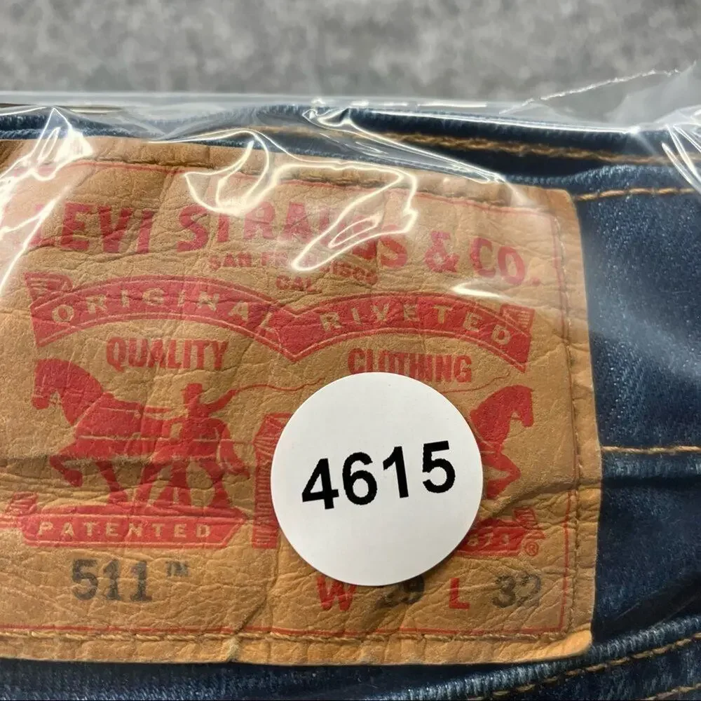 Levi's Jeans Men's‎ Size 29x32 511 Ripped Distressed Medium Wash Slim